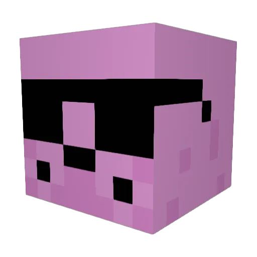 EnergizerBunnyXD Minecraft avatar head, 3D render