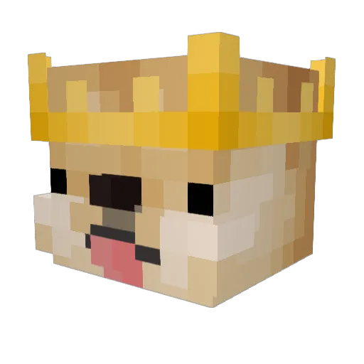 Energy0storm Minecraft avatar head, 3D render