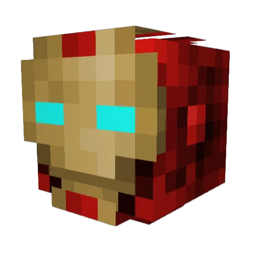 EnergyCookie555 Minecraft avatar head, 3D render