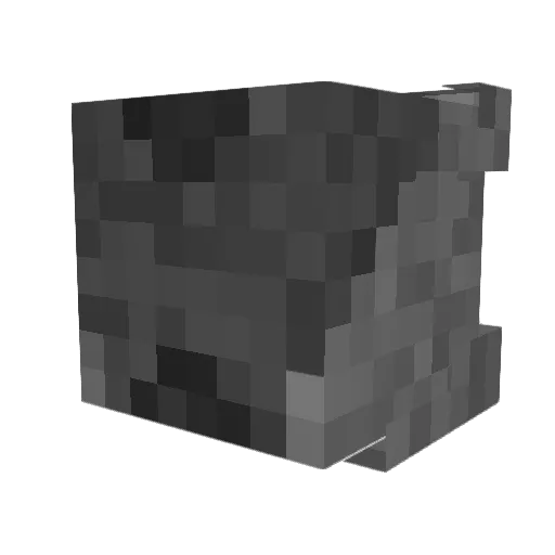 EnergyWorks Minecraft avatar head, 3D render