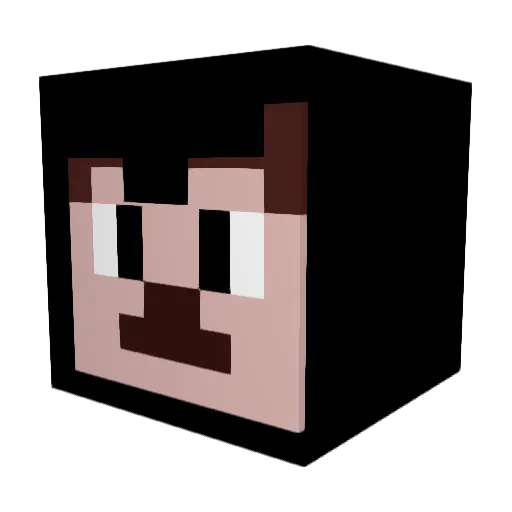 Energy_Core09 Minecraft avatar head, 3D render