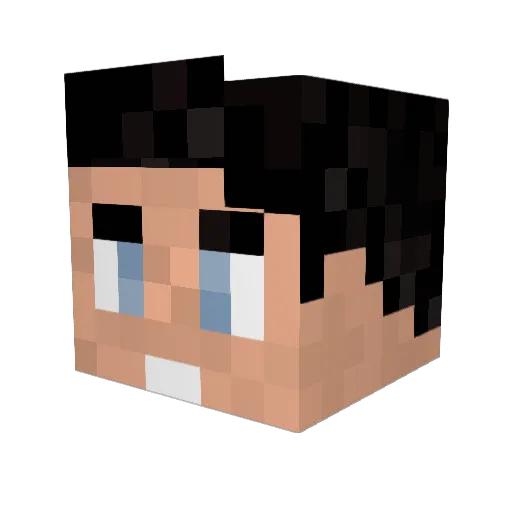 Energy_Dxniel Minecraft avatar head, 3D render