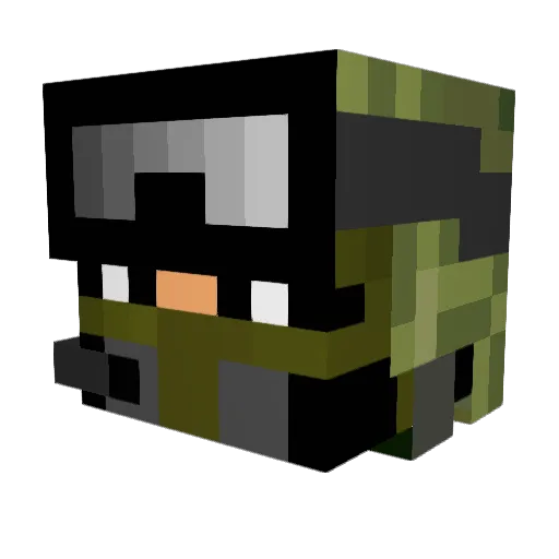 Energy_Strike89 Minecraft avatar head, 3D render