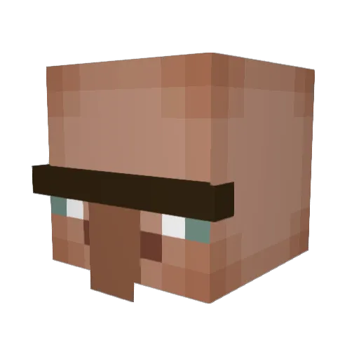EneroIV Minecraft avatar head, 3D render
