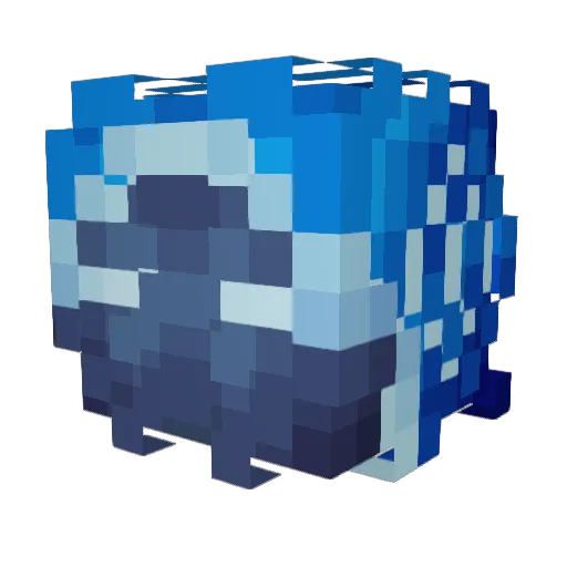 Eneru1 Minecraft avatar head, 3D render
