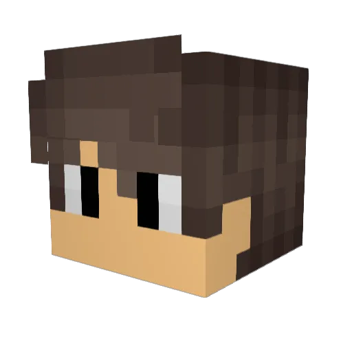 EnesAydmR Minecraft avatar head, 3D render