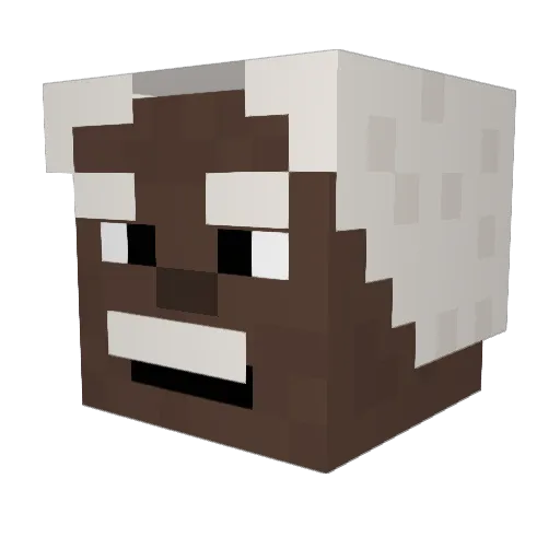 EnesBeyh Minecraft avatar head, 3D render