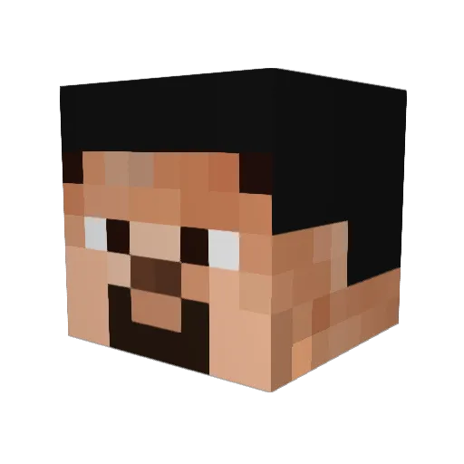 EnesEmirpro_GS Minecraft avatar head, 3D render