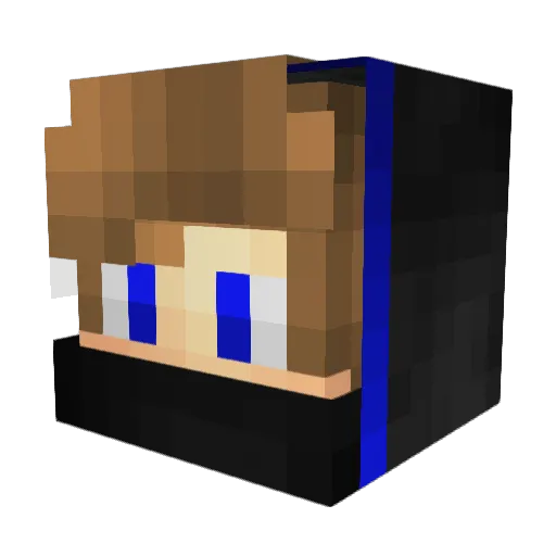 EnesTR60 Minecraft avatar head, 3D render