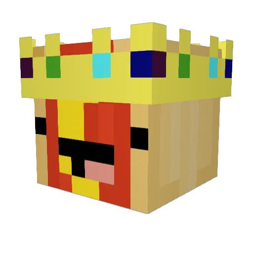 Enescan01 Minecraft avatar head, 3D render