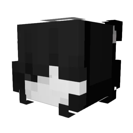 Enfernis Minecraft avatar head, 3D render