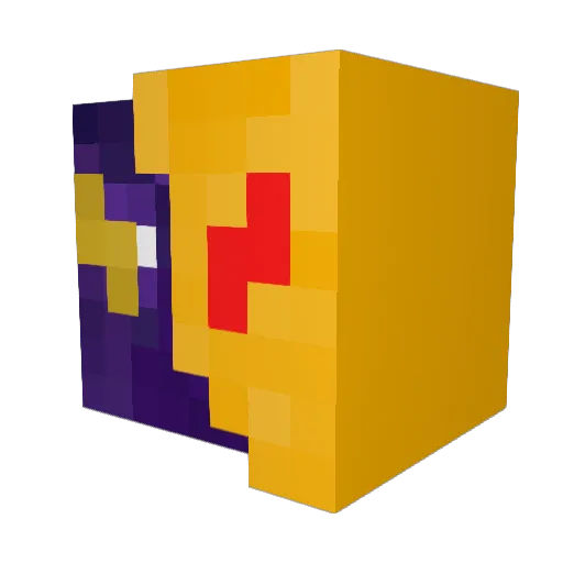 Enfinity_Crisbon Minecraft avatar head, 3D render
