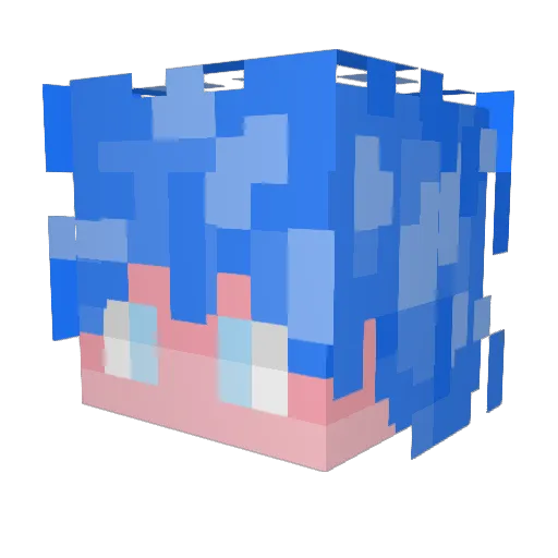 Enforce1945 Minecraft avatar head, 3D render