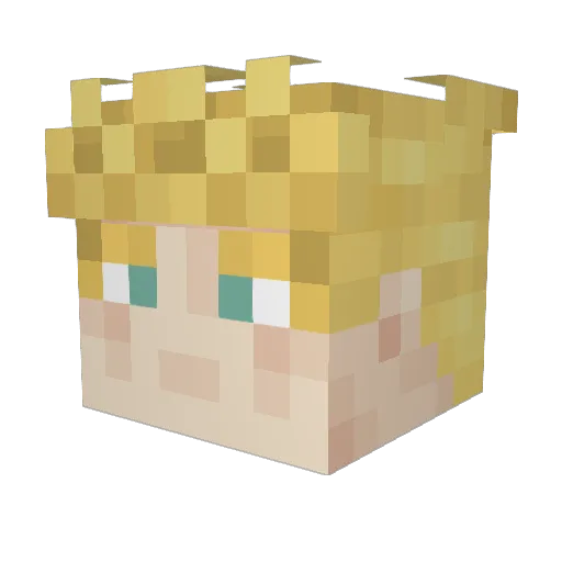 Enforcingsoul Minecraft avatar head, 3D render