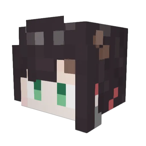 EngageCloud Minecraft avatar head, 3D render