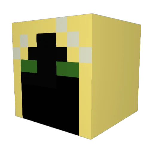 EngelPH Minecraft avatar head, 3D render