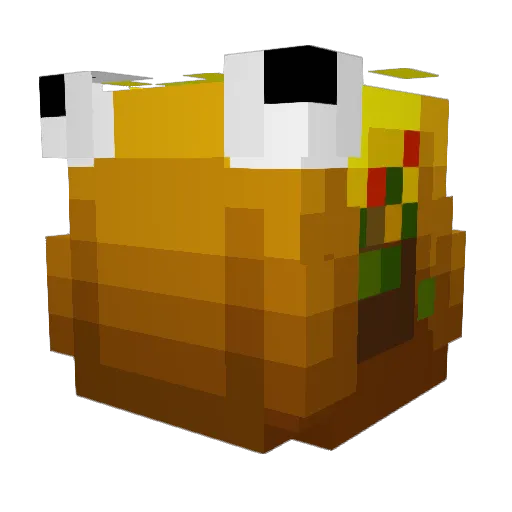 Engelbertt Minecraft avatar head, 3D render