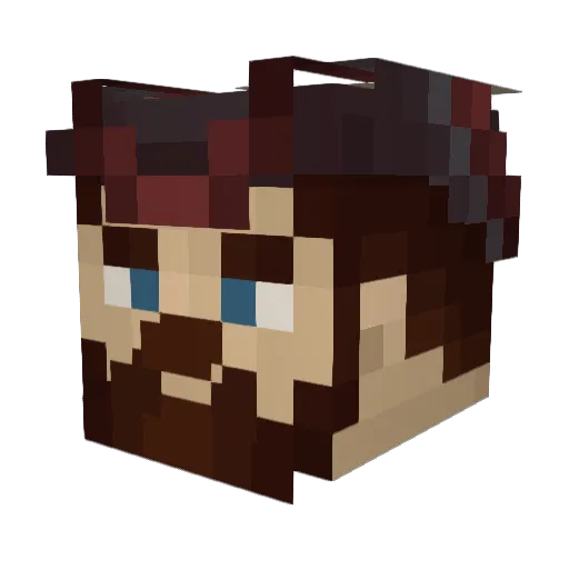 Engi6126 Minecraft avatar head, 3D render