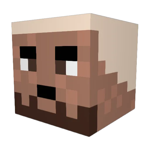 Enginberk Minecraft avatar head, 3D render