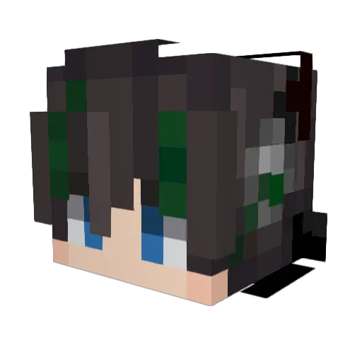 Engine3085 Minecraft avatar head, 3D render