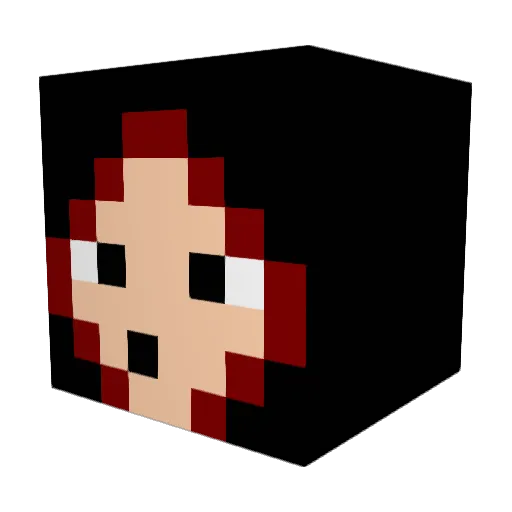 Engineer777 Minecraft avatar head, 3D render
