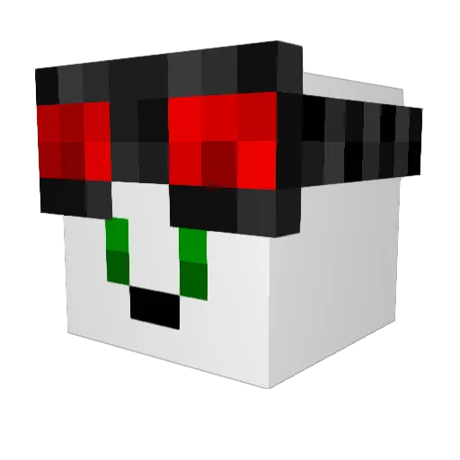 EngineerWolfy Minecraft avatar head, 3D render