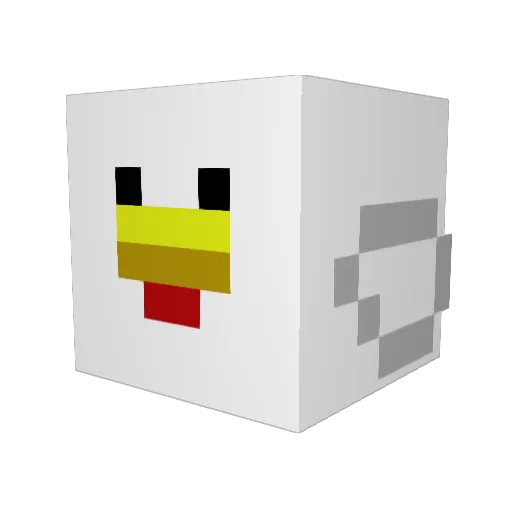 Engineer_Rocky Minecraft avatar head, 3D render