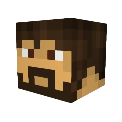 Engineer_Turner Minecraft avatar head, 3D render