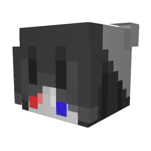 Engover Minecraft avatar head, 3D render
