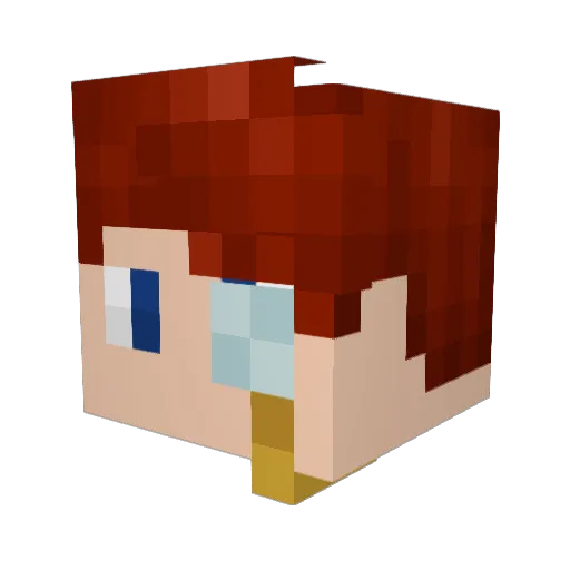 Enguerrand_Uriel Minecraft avatar head, 3D render