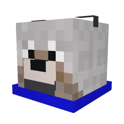Engulfedleader2 Minecraft avatar head, 3D render
