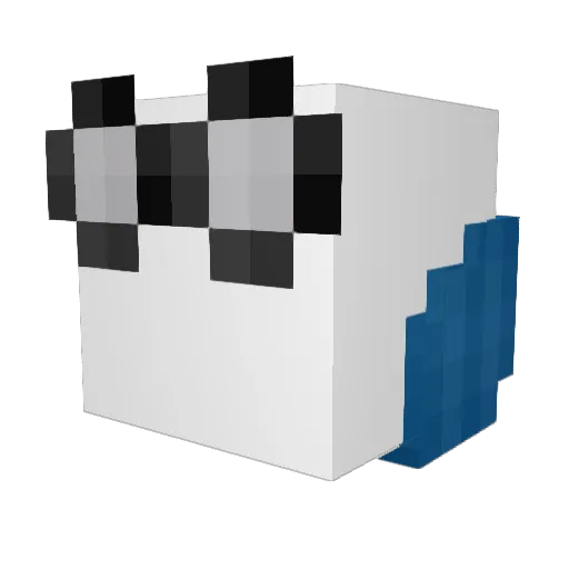 Enigma1st Minecraft avatar head, 3D render