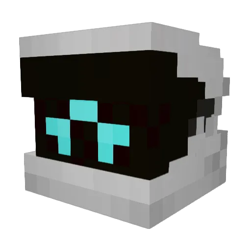 Enigmatic3 Minecraft avatar head, 3D render
