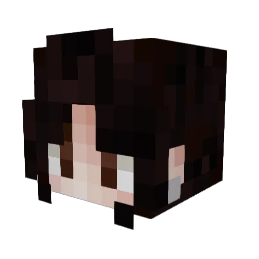 EnigmaticQueenn Minecraft avatar head, 3D render
