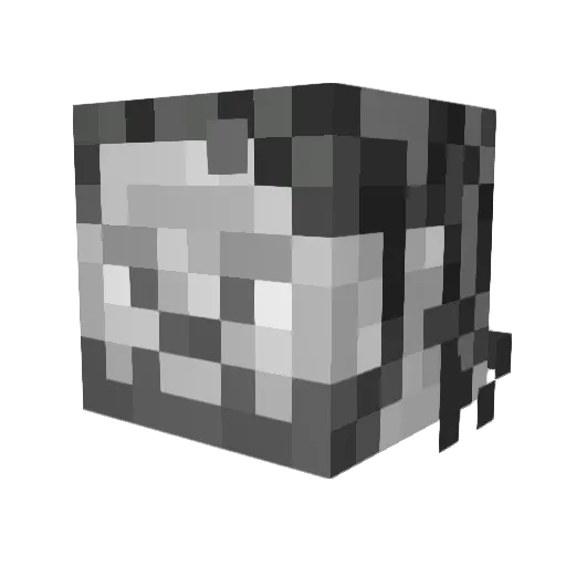 Enimoxity Minecraft avatar head, 3D render