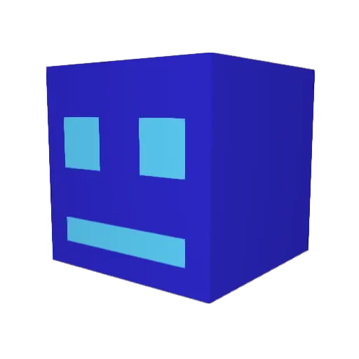 Enina24 Minecraft avatar head, 3D render