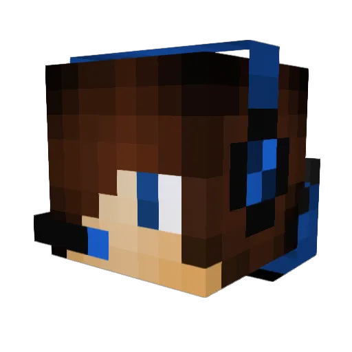 Enjoy00 Minecraft avatar head, 3D render