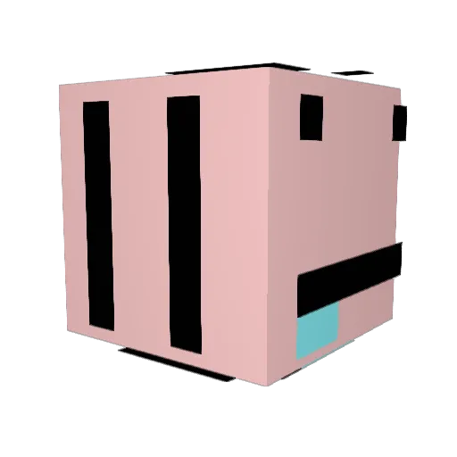EnjoyHyoja183 Minecraft avatar head, 3D render