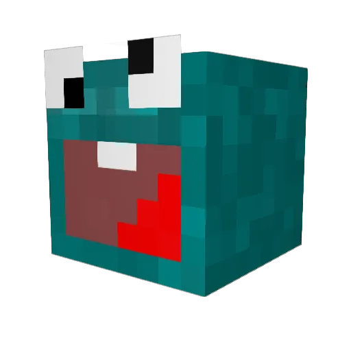 EnjoyMyCleanUP Minecraft avatar head, 3D render