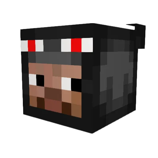 EnjoyMyHits Minecraft avatar head, 3D render