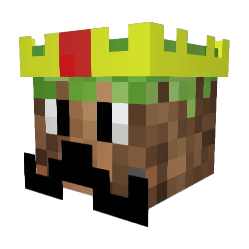 EnjoyStijn Minecraft avatar head, 3D render