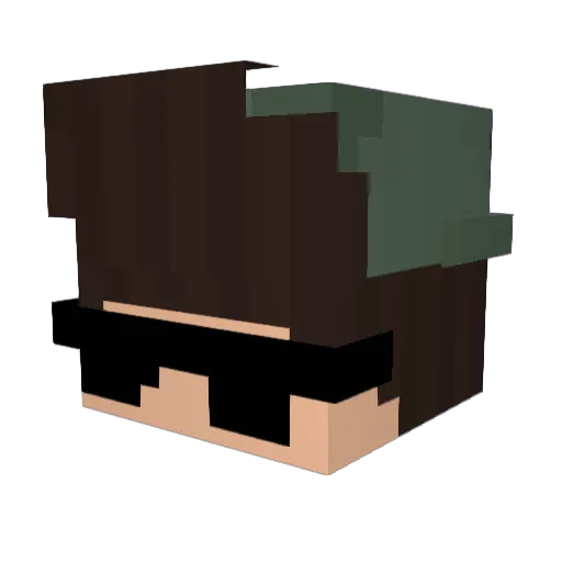 Enjoy_My_Clients Minecraft avatar head, 3D render
