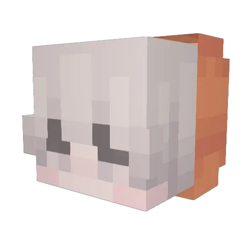 Enkilo Minecraft avatar head, 3D render