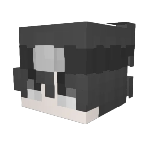Enkiovo Minecraft avatar head, 3D render