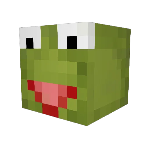 Enkolpion Minecraft avatar head, 3D render