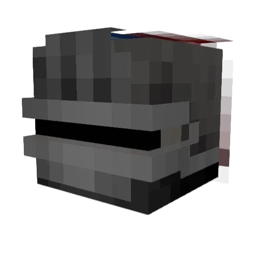 EnlistedDiabetus Minecraft avatar head, 3D render