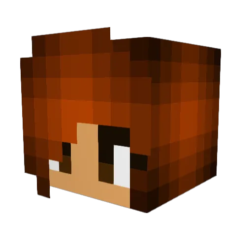 Ennas2000 Minecraft avatar head, 3D render