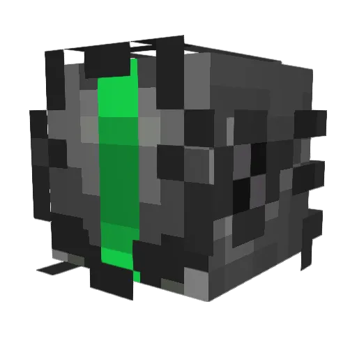 Ennchan Minecraft avatar head, 3D render