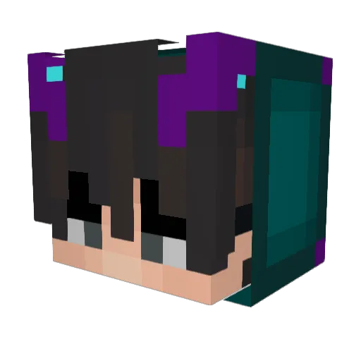 EnnioPaulicone Minecraft avatar head, 3D render