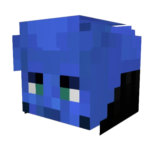 Ennov Minecraft avatar head, 3D render
